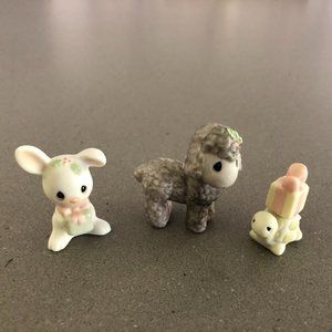 Vintage Precious Moments Figurine (Bunny, Lamb, Turtle Minis)